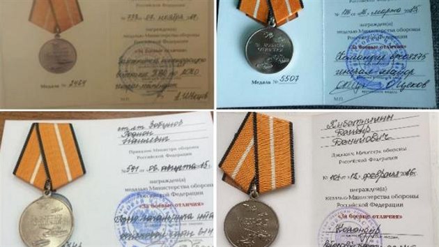K uděleným medailím dostávají obdarovaní i průvodní listiny, na kterých je datum a sériové číslo medaile. I z toho lze soudit, jak medailí v době rusko-ukrajinské eskalace přibývalo.