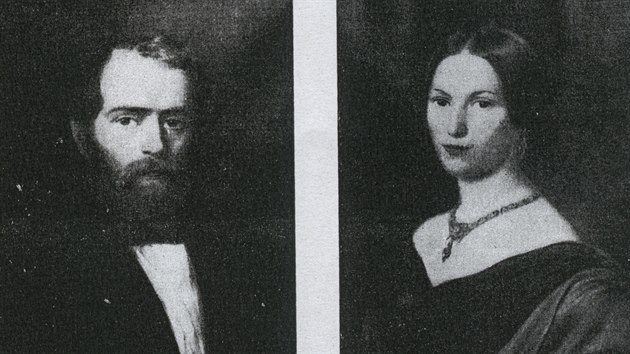 Anton Cajetan Latzel s manelkou Theresií Annou.