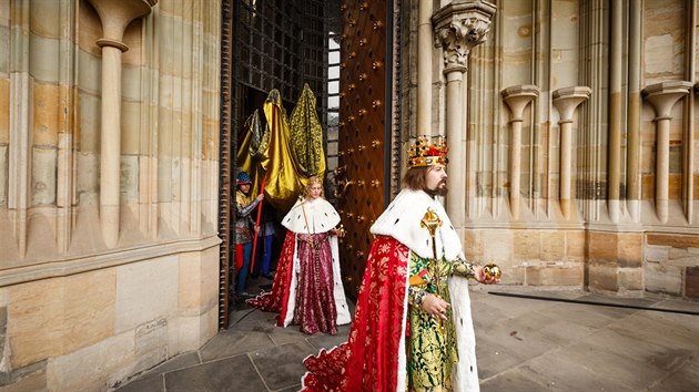 Rekonstrukce korunovace Karla IV. a korunovanho prvodu