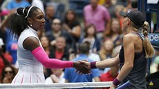 Amerianka Serena Williamsová porazila ve tetím kole grandslamového turnaje US...