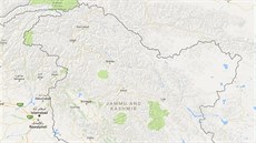 Kamír pi vyhledání v indické mutaci Google map.