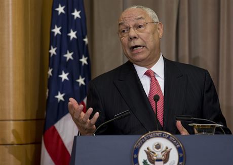 Bývalý americký ministr zahranií Colin Powell na snímku z roku 2014.