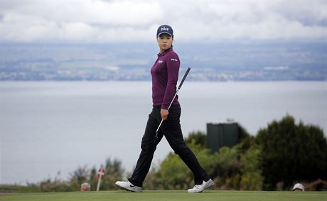 Korejská golfistka In Ki-chon na turnaji Evian Championship ve Francii
