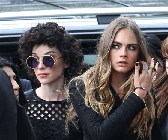 Cara Delevingne se svou bývalou partnerkou St. Vincent alias Annie Clarkovou