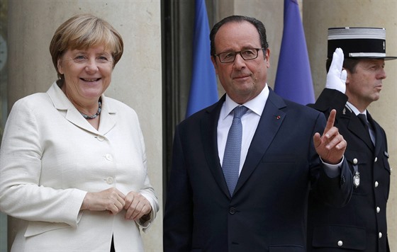 Angela Merkelová, François Hollande (15.9.2016)