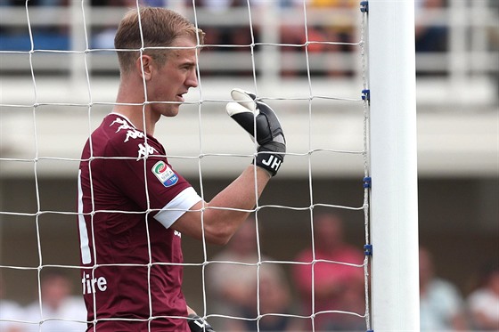 Branká Joe Hart pi prvním soutním utkání za Turín.