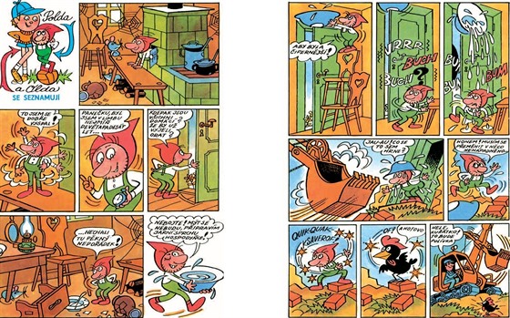 Ukázka z komiksu Polda a Olda