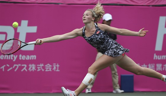 Kateina Siniaková ve finále turnaje v Tokiu