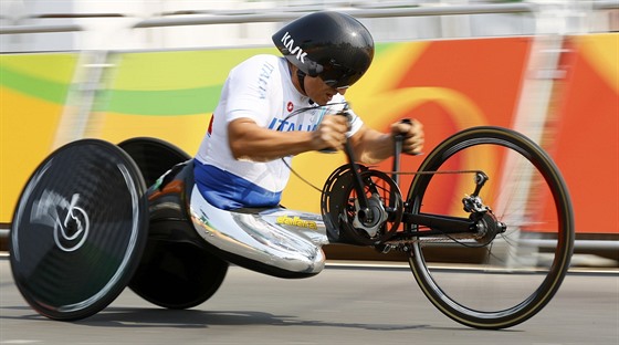 Alex Zanardi na paralympiád v Riu