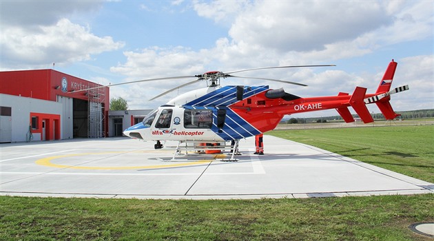 Nový heliport na letiti v Plané zaal záchranám slouit loni zaátkem záí.