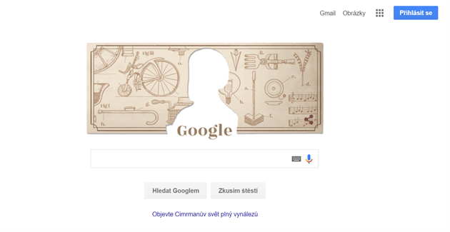 Google dnes připomíná nesmrtelného českého génia. Tvrdí, že neexistoval