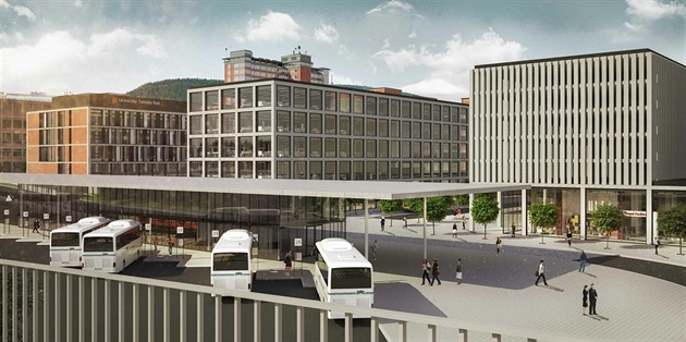 Podle studie zmizí ob� dosavadní autobusová nádra�í, nahradí je t�i moderní...