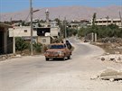 Povstalci ve vesnici Džubáta al-Chašab na jihu Sýrie. (11.9. 2016)