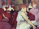 Svt sametových divan, neglié a rtnek, to bylo prostedí Toulouse-Lautreca.