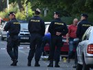 Policist� na m�st� �inu v Karvin� - Nov�m M�st�.