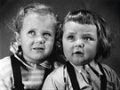 "Teta a mj otec  z roku 1949," komentuje fotografii íká Jan  Schlögl.