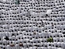 A dva miliony poutník vystoupalo na pahorek Arafát u saúdskoarabské Mekky,...