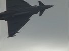 Vystoupení letounu Eurofighter Typhoon britského Královského letectva na Dnech...