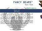 Takhle vypadá webová stránka organizace Fancy Bears.