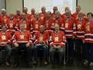 Bývalí českoslovenští hokejoví reprezentanti, kteří v roce 1976 postoupili do...