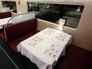 Restaurační vůz vlakové soupravy ICE 4, kterou v Berlíně představila společnost...