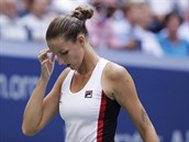 Karolna Plkov ve finle tenisovho US Open. Netv se naden.