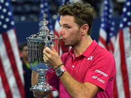 vcarsk tenista Stan Wawrinka dv pusu na pohr pro ampiona US Open.