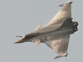 Francouzsk Rafale na Dnech NATO v Ostrav