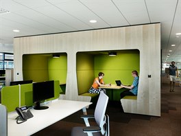 Brněnskou pobočku firmy IBM navrhla společnost U1. Kancelářské prostory nemají...