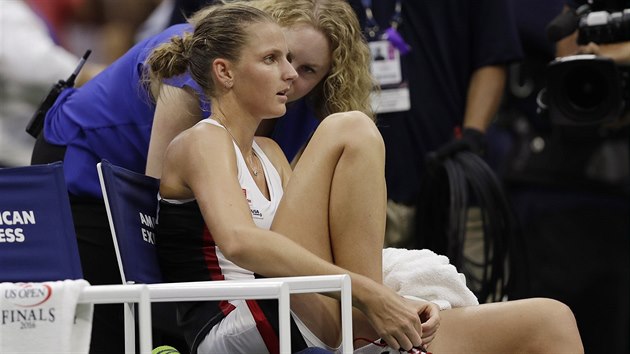 esk tenistka Karolna Plkov prohrla ve finle US Open s Kerberovou z Nmecka.