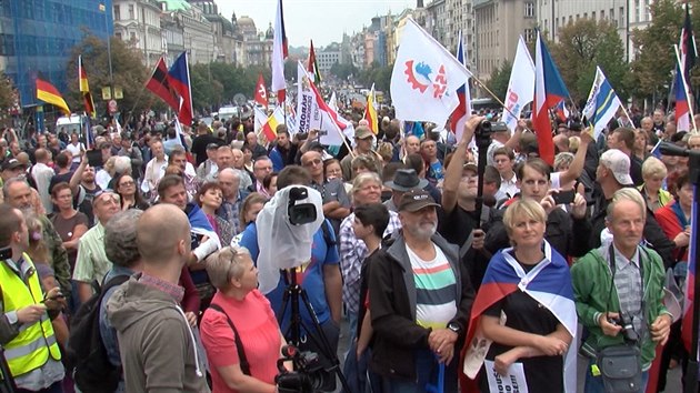 Protiislmsk demonstrace v Praze