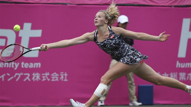 Kateina Siniakov ve finle turnaje v Tokiu