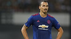 ZKLAMÁNÍ. Manchester United s útočníkem Zlatanem Ibrahimovićem podlehl...
