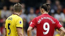 Variace na culík v podání Zlatana Ibrahimovie (Manchester United) a Sebastiana...