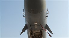 Americký strategický bombardér B-1B na monovském letiti