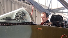 Václav Vaek ve svém MiGu-29