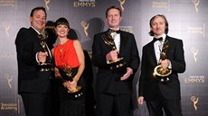 Tým seriálu Hra o trny s cenami Emmy