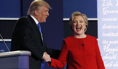Donald Trump a Hillary Clintonová bhem pedvolební kampan