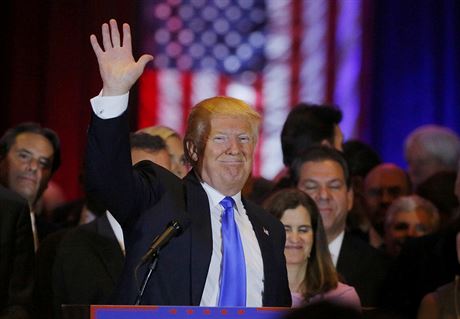 Republikánský uchaze o prezidentskou nominaci Donald Trump vyhrál primárky v...