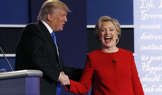 Donald Trump a Hillary Clintonová během předvolební kampaně