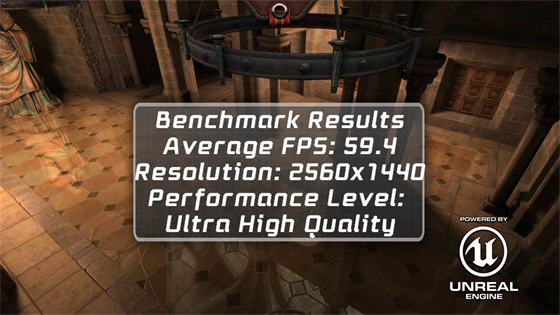 vsledek benchmarku Epic Citadel