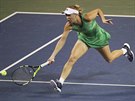 Dánská tenistka Caroline Wozniacká na turnaji v Tokiu.