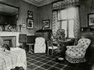 Pokoj ve skotském královském sídle Balmoral na snímku z 50. let