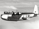Létající lun Sunderland Mk.III. Nkolik stroj tohoto typu se angaovalo pi...