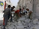Následky nálet na Aleppo (21. záí 2016