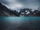 Lake of the hanging Glacier, Kanada