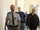 Obalovaný Srb Goran Planini pichází k soudu