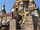 Ruiny historického msta Ajutthaja, Thajsko. Thajsko patí mezi zem, které si...