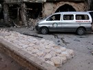 Pídly chleba v Aleppu (28. záí 2016).