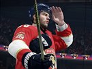Momentka ze hry NHL 17 - salutující Jaromír Jágr